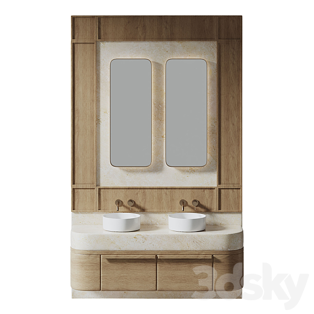 Bathroom furniture 3ds Max - thumbnail 2