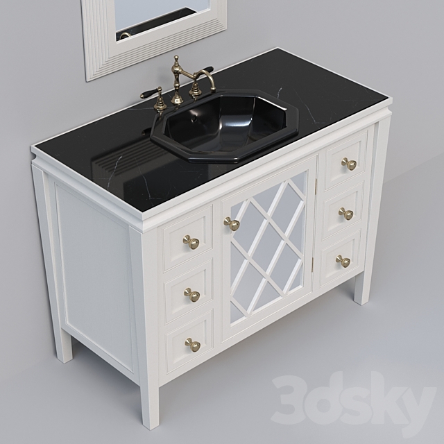 Bathroom furniture 3ds Max - thumbnail 2