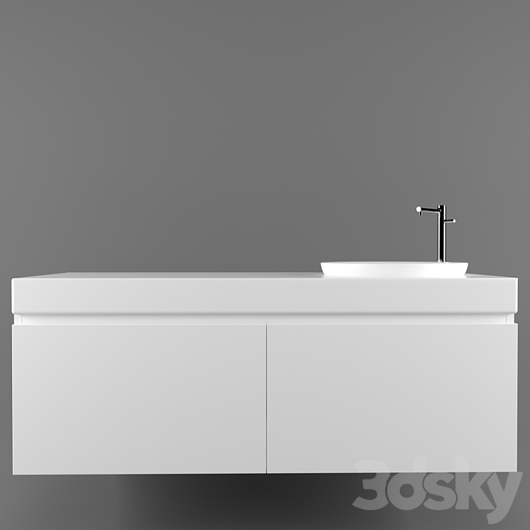 bathroom furniture 3DS Max - thumbnail 1