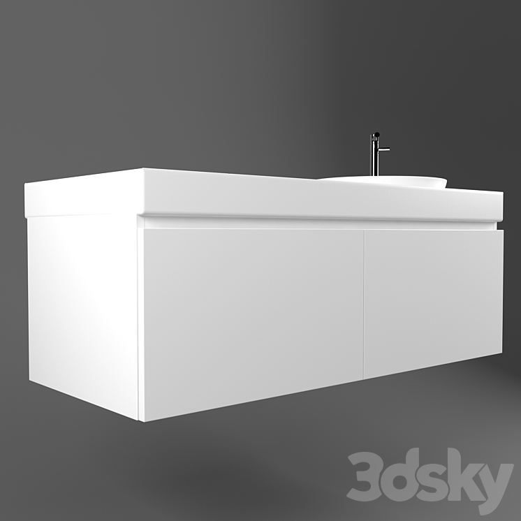 bathroom furniture 3DS Max - thumbnail 2