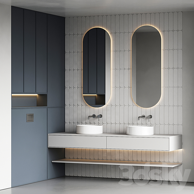 Bathroom furniture 41 3DS Max Model - thumbnail 2