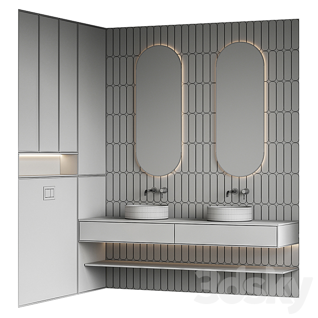 Bathroom furniture 41 3DS Max Model - thumbnail 5