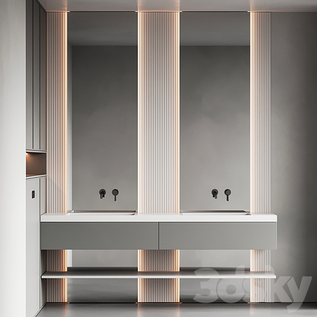 Bathroom furniture 42 3DS Max Model - thumbnail 3