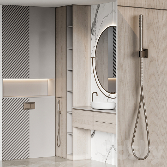 Bathroom Furniture 47 3DS Max Model - thumbnail 5