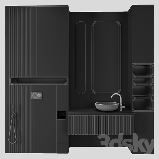 Bathroom furniture 51 3DS Max Model - thumbnail 4