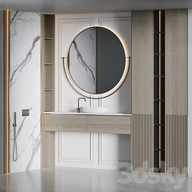 Bathroom Furniture 52 3ds Max - thumbnail 1