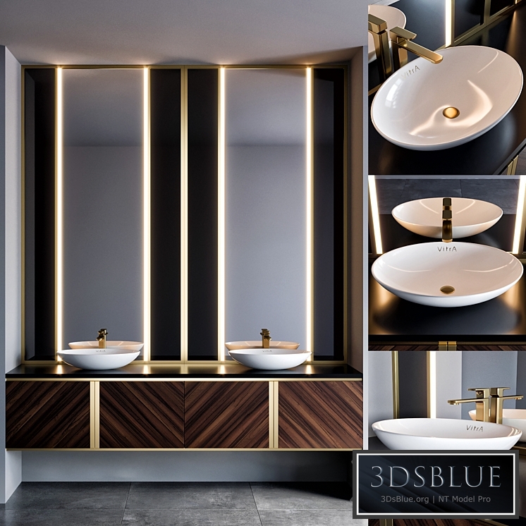 bathroom furniture 53 3DS Max - thumbnail 3