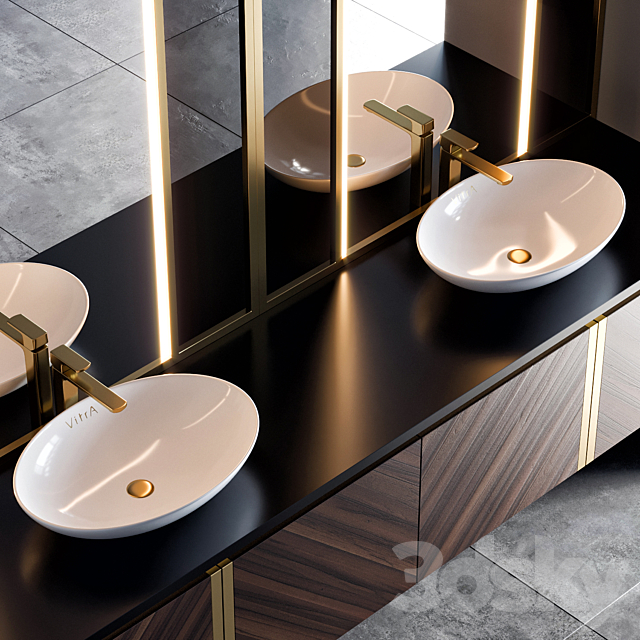 bathroom furniture 53 3DS Max Model - thumbnail 3