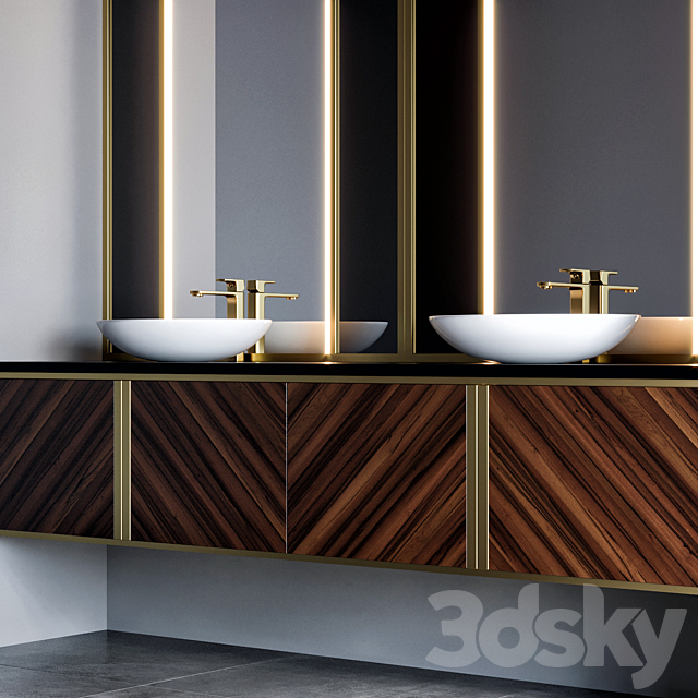 bathroom furniture 53 3DS Max Model - thumbnail 4