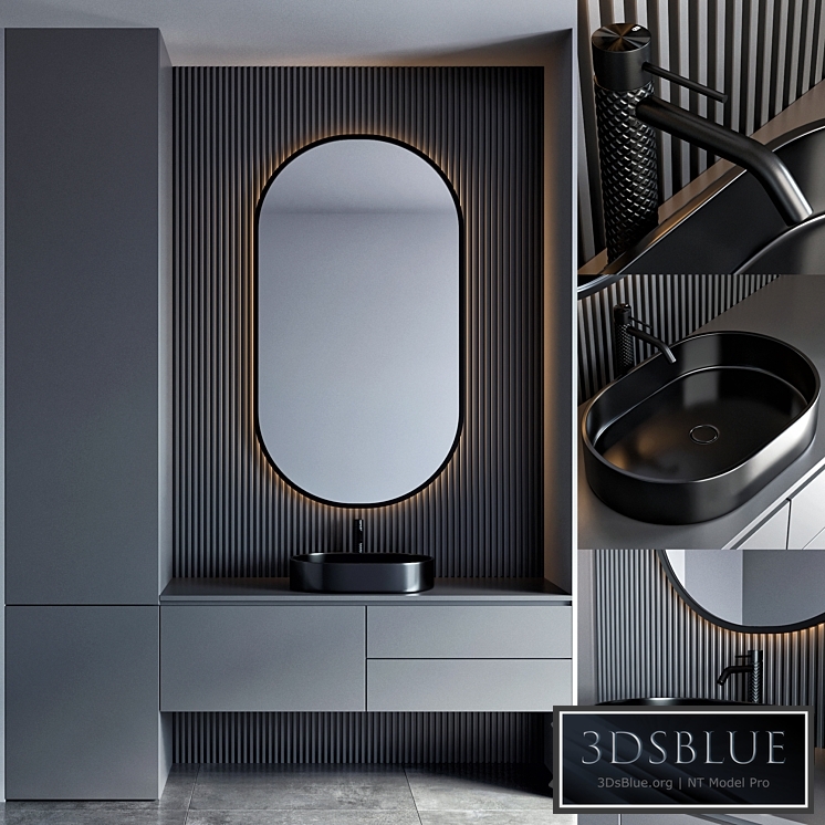 bathroom furniture 54 3DS Max - thumbnail 3