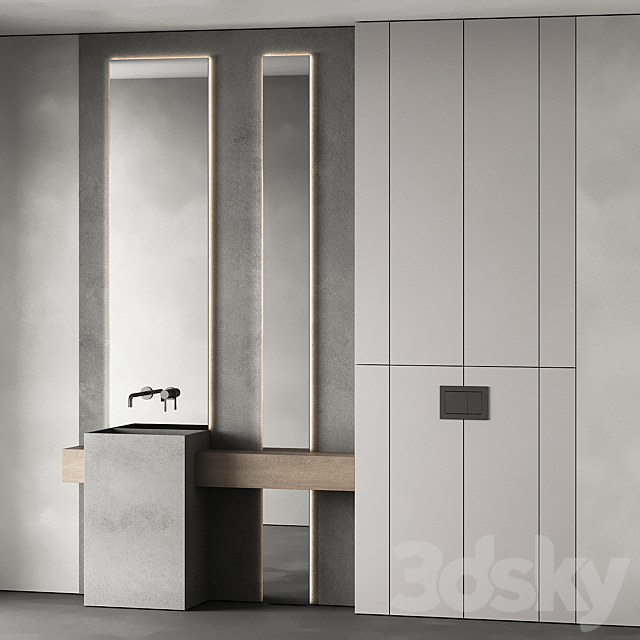 Bathroom furniture 57 3DS Max Model - thumbnail 3