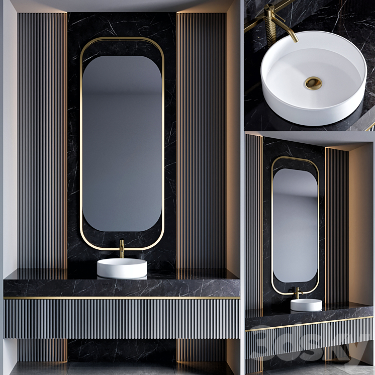 bathroom furniture 58 3DS Max - thumbnail 1