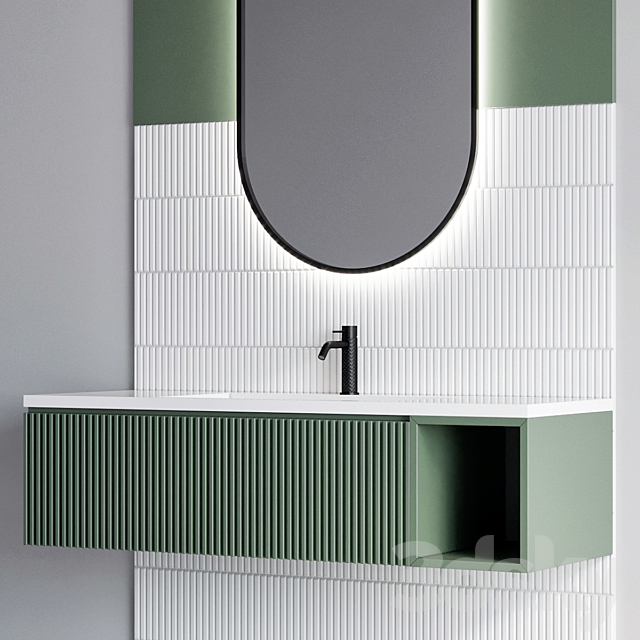 bathroom furniture 62 3DS Max Model - thumbnail 3