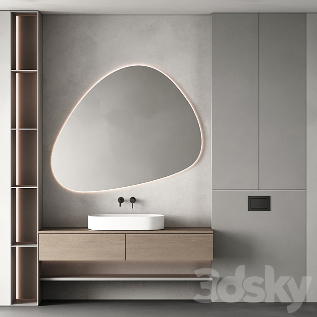 Bathroom furniture 64 3ds Max - thumbnail 2