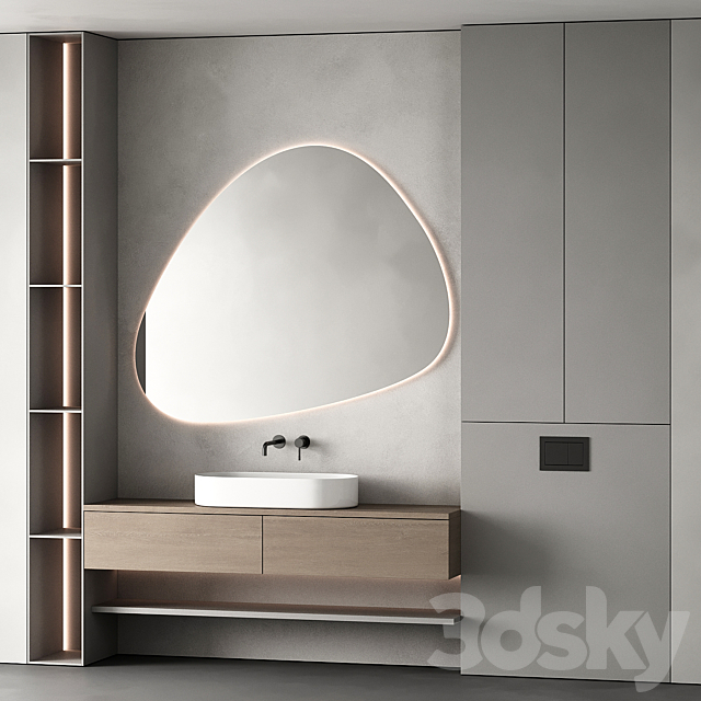 Bathroom furniture 64 3ds Max - thumbnail 3