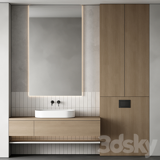 Bathroom furniture 68 3ds Max - thumbnail 2