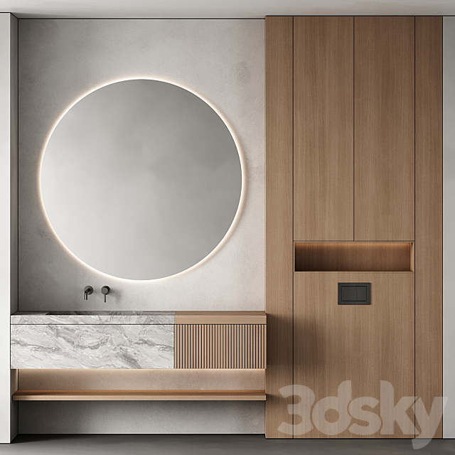 Bathroom furniture 69 3ds Max - thumbnail 2