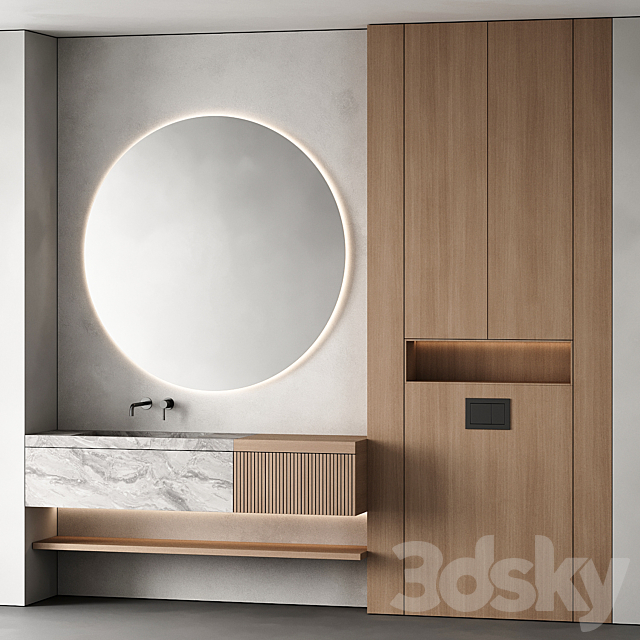 Bathroom furniture 69 3ds Max - thumbnail 3