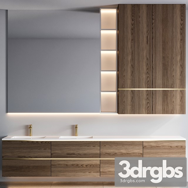 Bathroom furniture 74 3dsmax Download - thumbnail 1