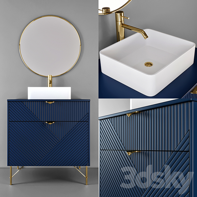 bathroom furniture 8 3DS Max Model - thumbnail 2