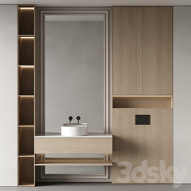 Bathroom furniture 84 3ds Max - thumbnail 2