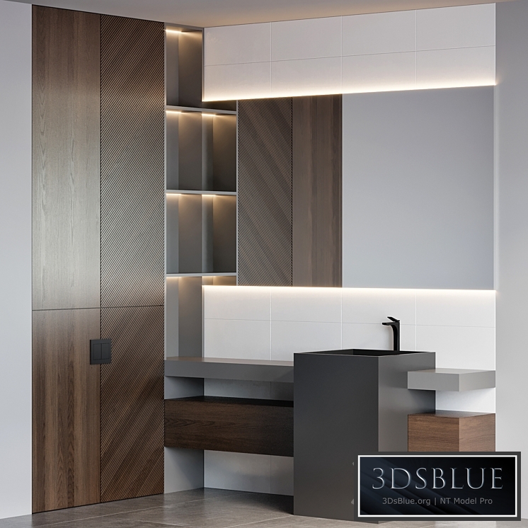 bathroom furniture 84 3DS Max - thumbnail 3