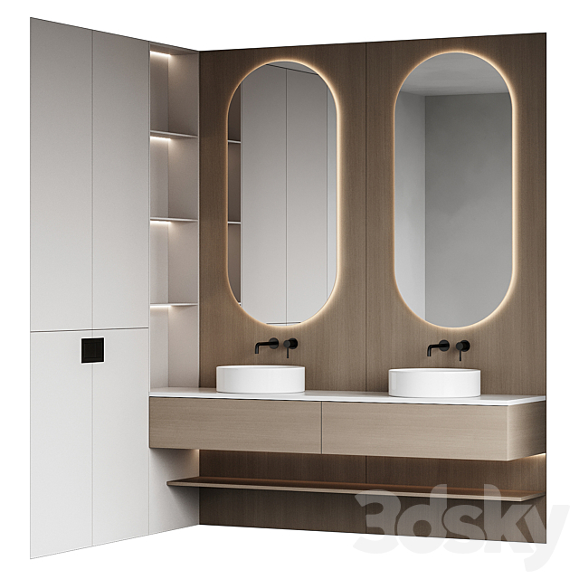 Bathroom furniture 85 3ds Max - thumbnail 1