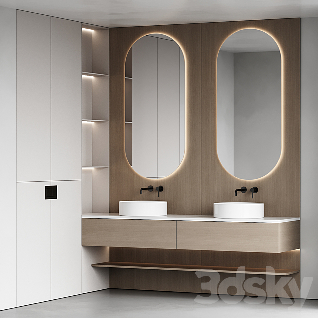 Bathroom furniture 85 3ds Max - thumbnail 2