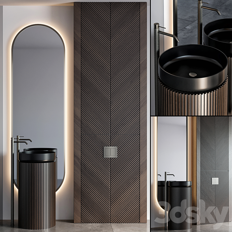 bathroom furniture 86 3DS Max Model - thumbnail 1