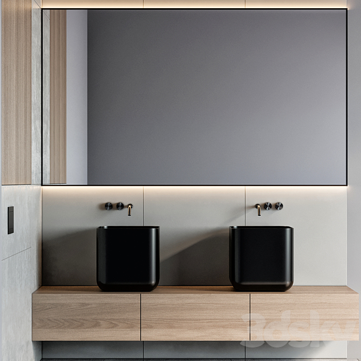 bathroom furniture 87 3DS Max - thumbnail 2