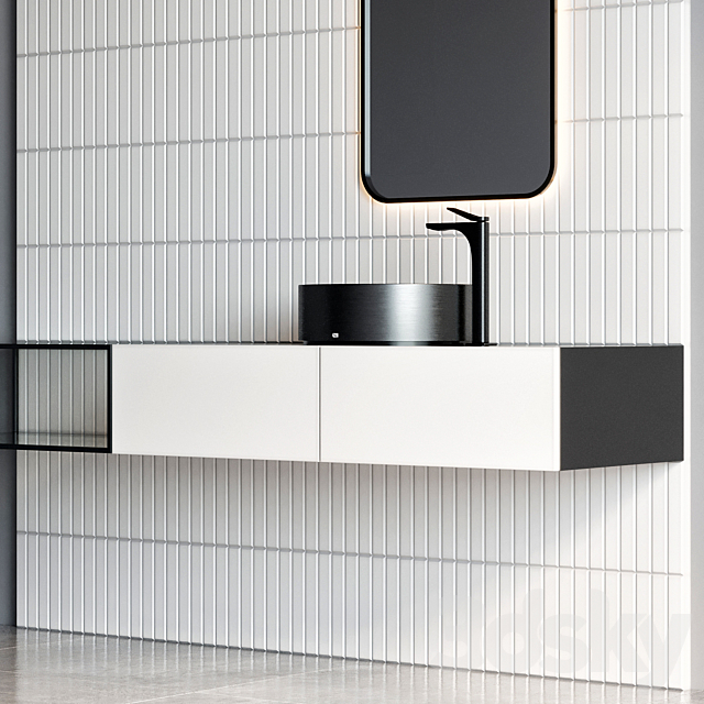 bathroom furniture 92 3DS Max Model - thumbnail 3