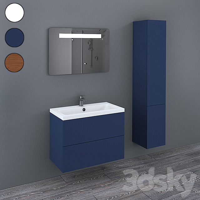 Bathroom furniture AM.PM GEM 3ds Max - thumbnail 1