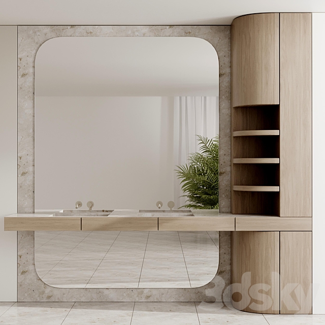 Bathroom furniture by inbani faucet set 81 3ds Max - thumbnail 2