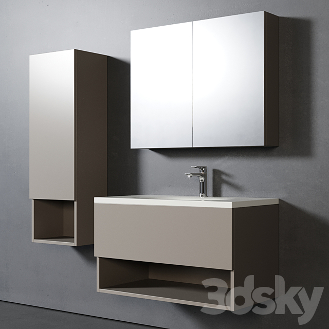 Bathroom Furniture Cancun 3ds Max - thumbnail 1