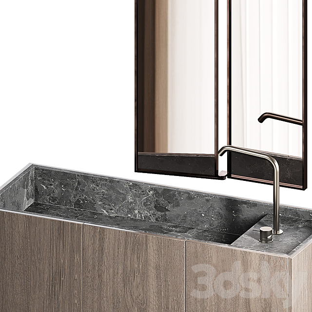 Bathroom furniture Ceadesign 3DS Max Model - thumbnail 2