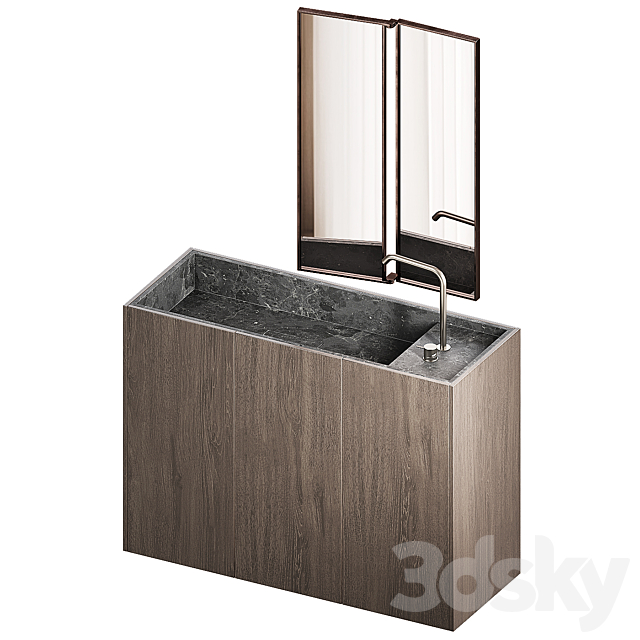 Bathroom furniture Ceadesign 3DS Max Model - thumbnail 3