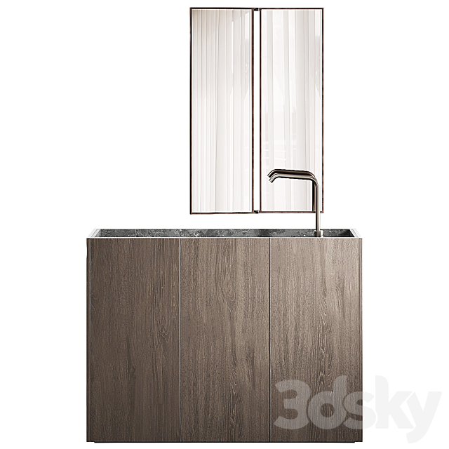 Bathroom furniture Ceadesign 3DS Max Model - thumbnail 4