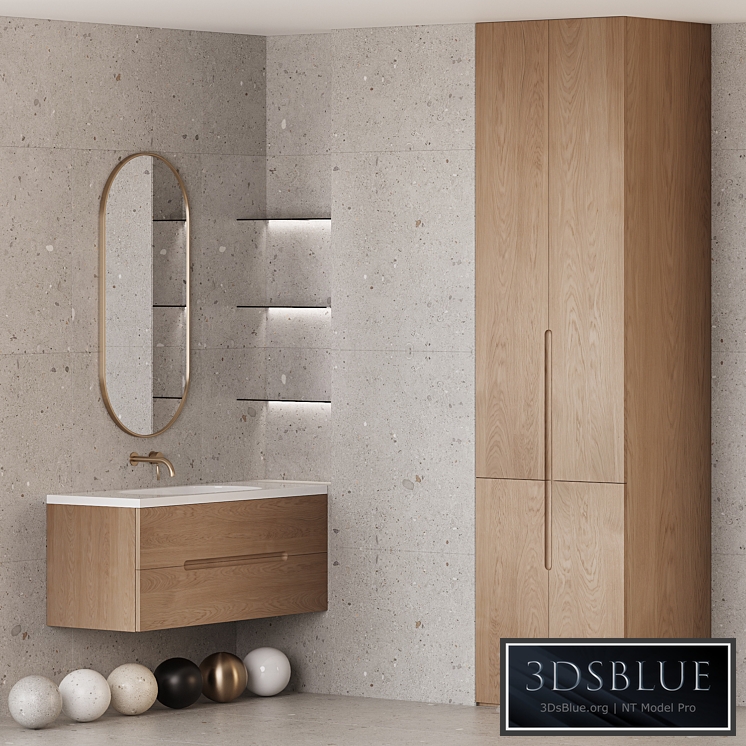 Bathroom furniture EGO 3DS Max - thumbnail 3