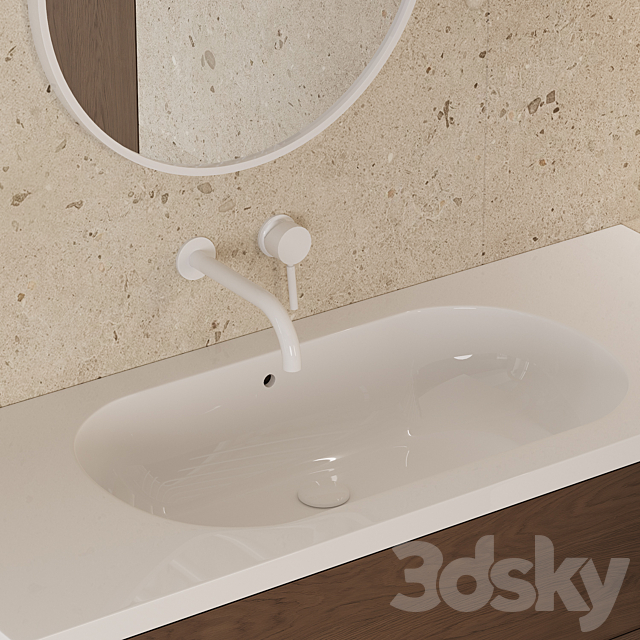 Bathroom furniture EGO 3DS Max Model - thumbnail 4