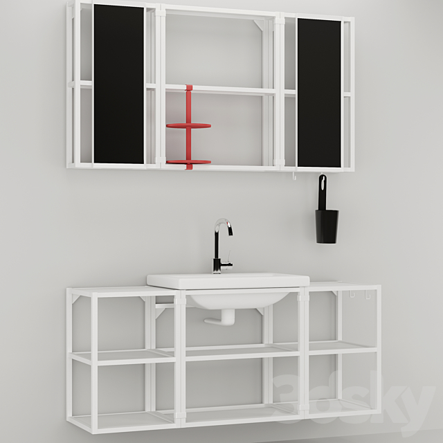 Bathroom furniture ENHET ENHET 3DS Max Model - thumbnail 2