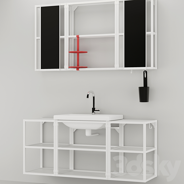 Bathroom furniture ENHET ENHET 3DS Max Model - thumbnail 3