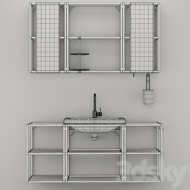 Bathroom furniture ENHET ENHET 3DS Max Model - thumbnail 5