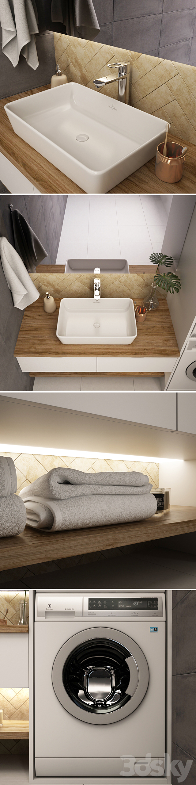 Bathroom Furniture I Bathroom furniture_05 3DS Max Model - thumbnail 2