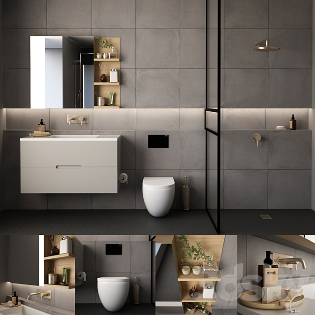 Bathroom Furniture I Bathroom furniture_09 3ds Max - thumbnail 1