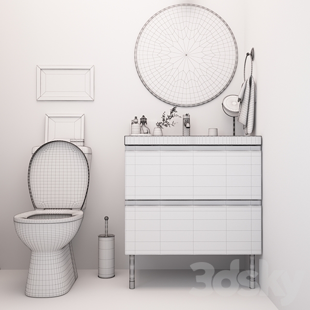 Bathroom Furniture I Bathroom furniture_11 3ds Max - thumbnail 2