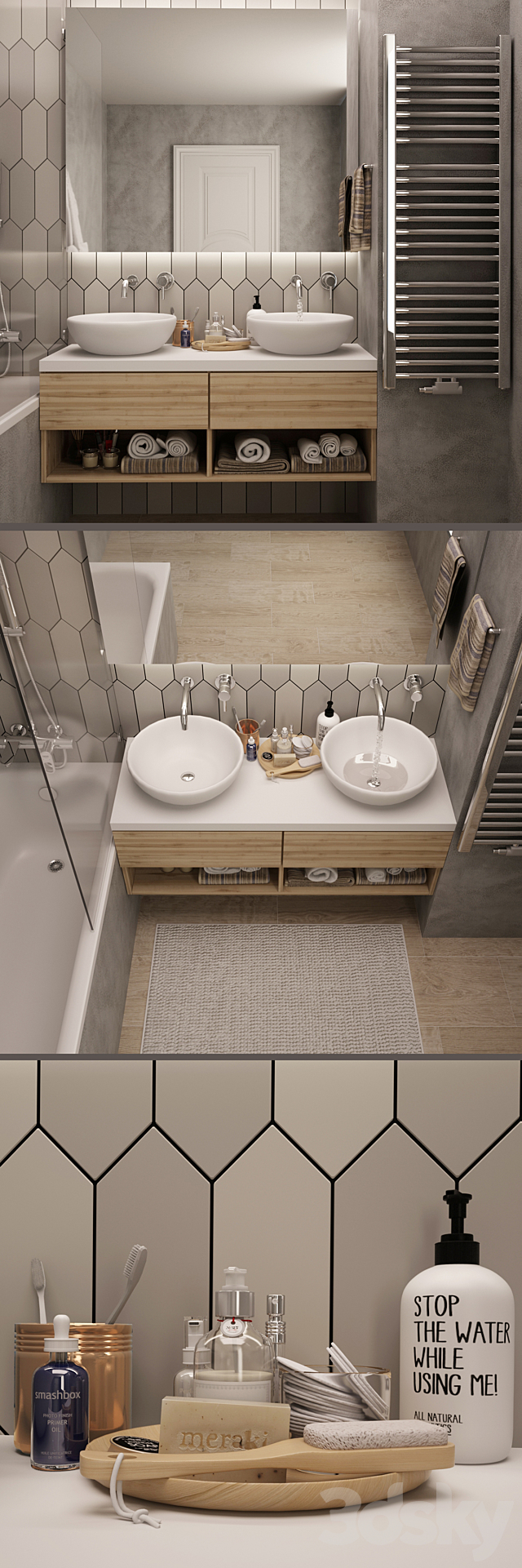 Bathroom Furniture I Bathroom Furniture_19 3DS Max Model - thumbnail 2