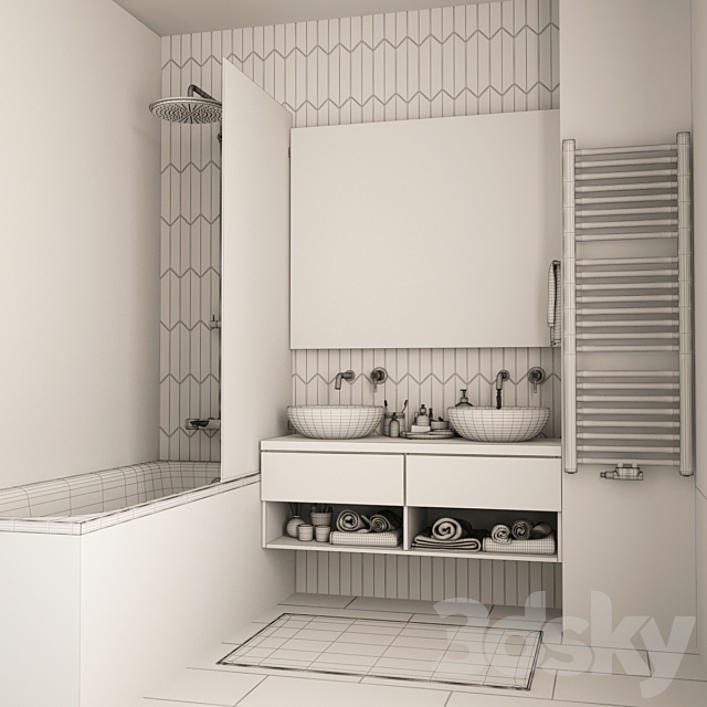 Bathroom Furniture I Bathroom Furniture_19 3DS Max Model - thumbnail 3