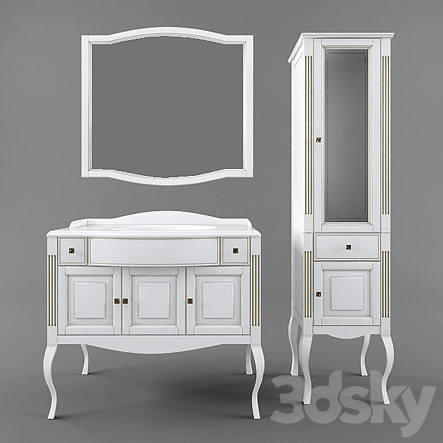 Bathroom furniture Opadiris Laura 3ds Max - thumbnail 1