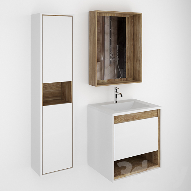 Bathroom Furniture STWORKI Olten 3ds Max - thumbnail 2