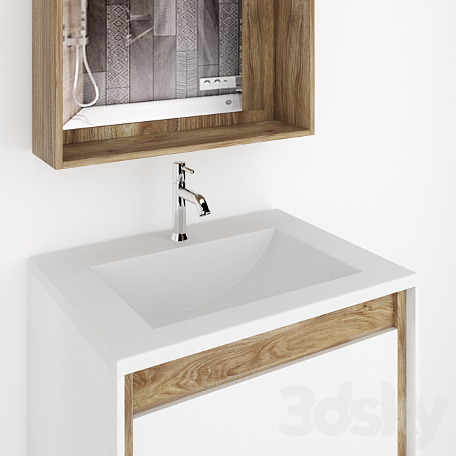 Bathroom Furniture STWORKI Olten 3ds Max - thumbnail 3